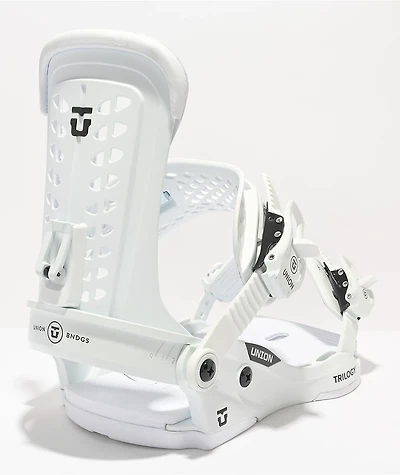 Union Women's Trilogy White Snowboard Bindings 2023
