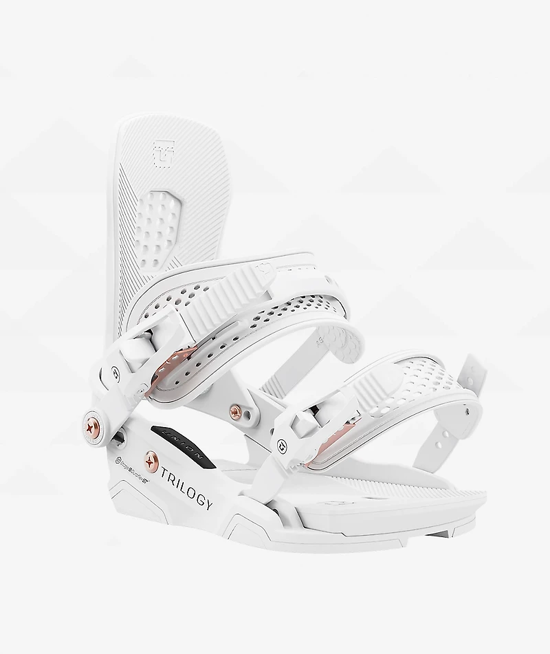 Union Women's Trilogy White Snowboard Bindings 2025