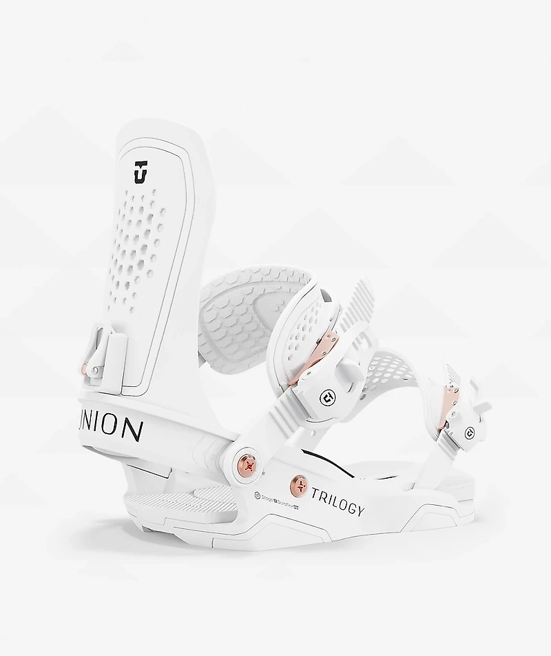 Union Women's Trilogy White Snowboard Bindings 2025