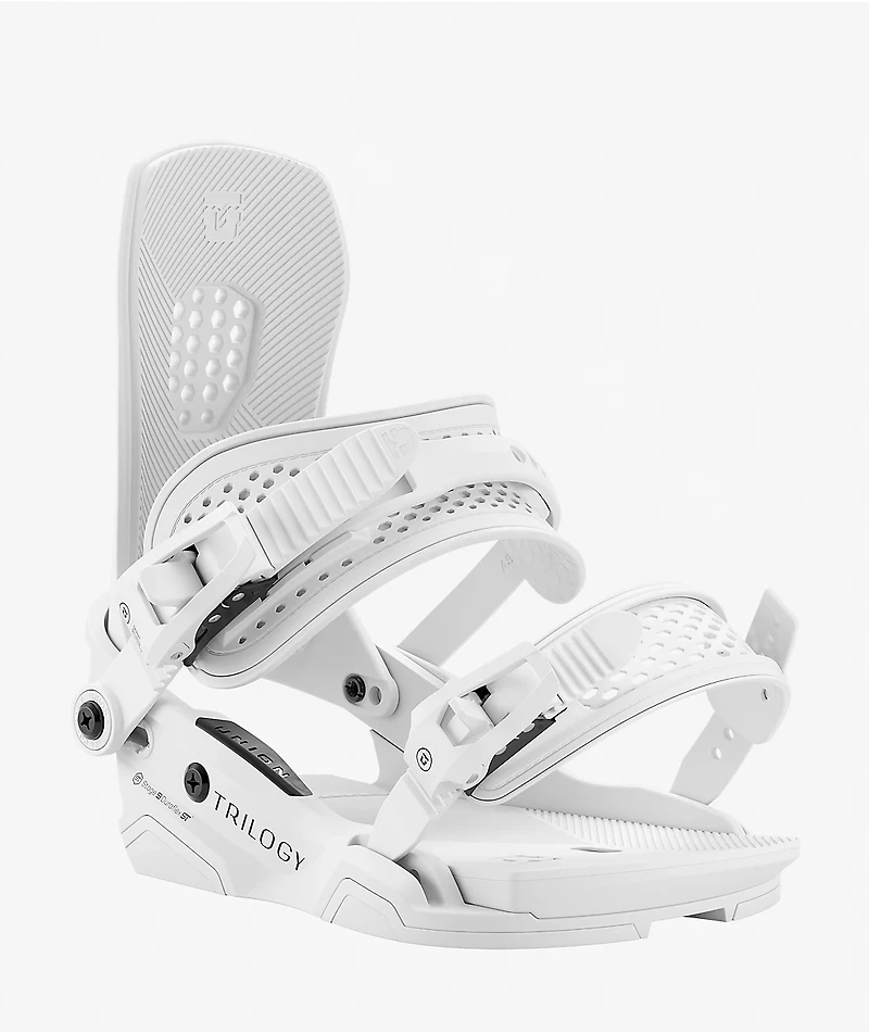 Union Women's Trilogy White Snowboard Bindings 2027