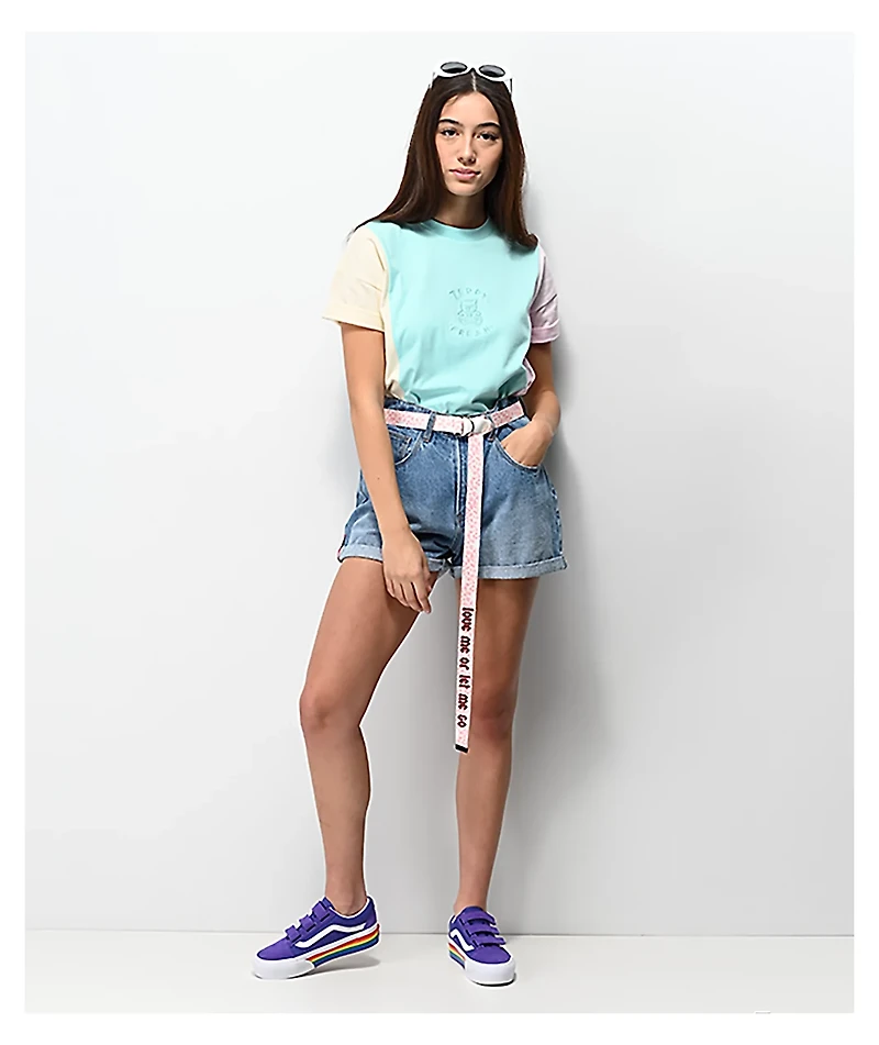 Unionbay Back Tab Medium Wash Denim Shorts
