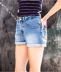 Unionbay Back Tab Medium Wash Denim Shorts