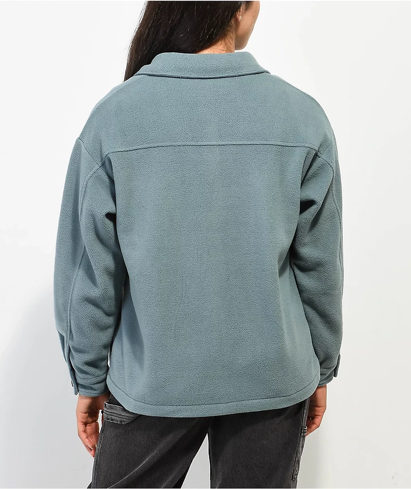 Unionbay Carleen Blue Fleece Shacket