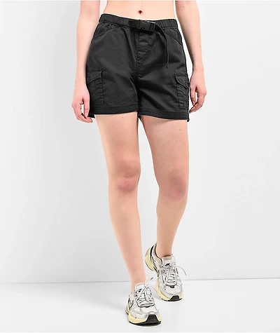 Unionbay Chase Black Utility Belt Shorts