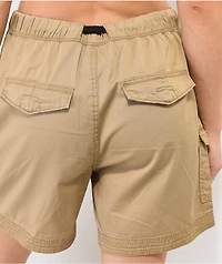 Unionbay Chase Brown Belted Utility Shorts