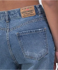 Unionbay Madonna Blue Destructed Mom Jeans