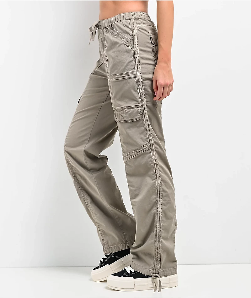 Unionbay Shay Taupe Straight Leg Cargo Pants