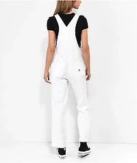 Unionbay Siouxie White Denim Overalls