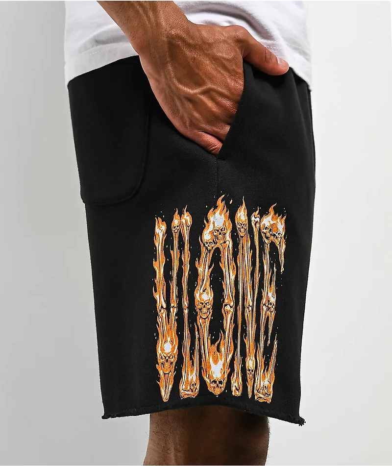 VLONE Black Sweat Shorts