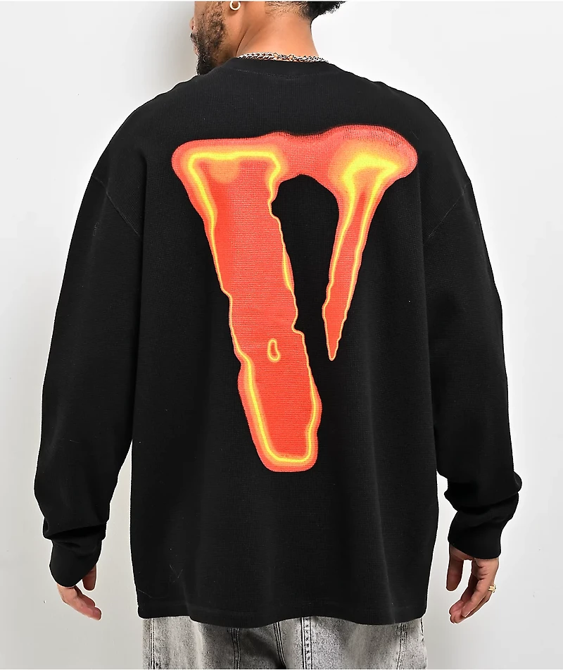 VLONE Devil Black Thermal Long Sleeve T-Shirt