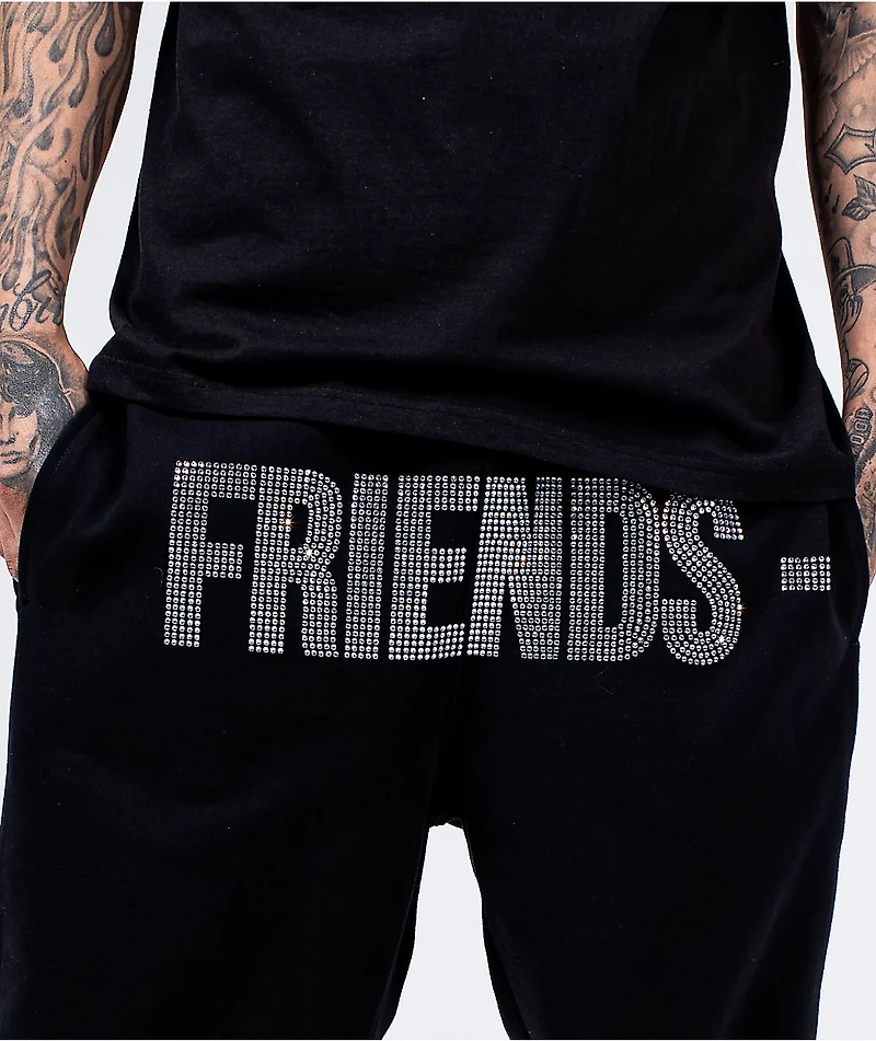 VLONE Friends Black Sweatpants