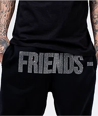VLONE Friends Black Sweatpants