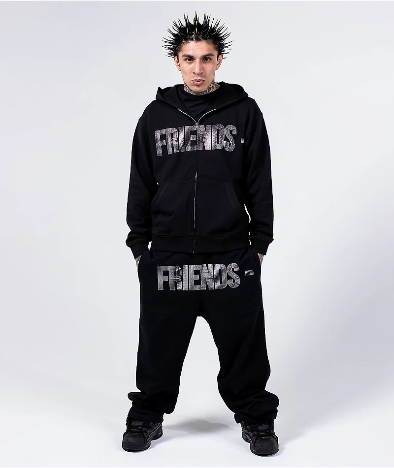 VLONE Friends Black Sweatpants