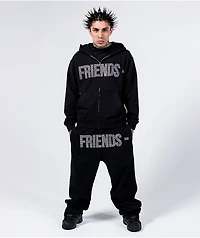 VLONE Friends Black Sweatpants