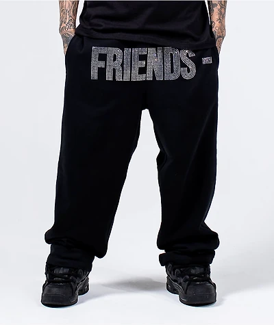 VLONE Friends Black Sweatpants