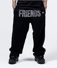 VLONE Friends Black Sweatpants
