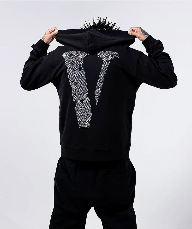 VLONE Friends Black Zip Hoodie
