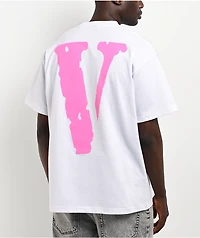 VLONE Friends Pink & White T-Shirt