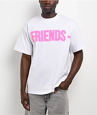 VLONE Friends Pink & White T-Shirt