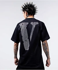 VLONE Friends Rhinestone Black T-Shirt