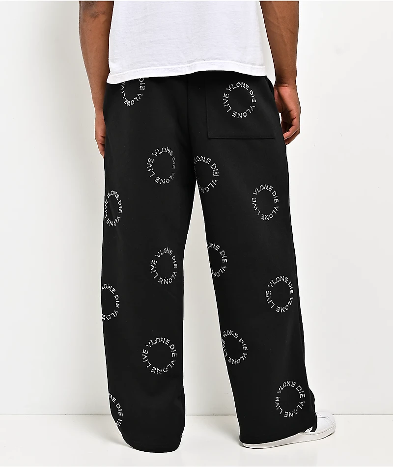 VLONE LVDV Black Sweatpants