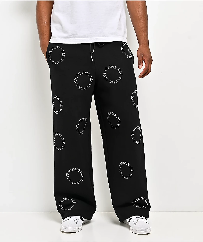 VLONE LVDV Black Sweatpants