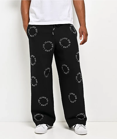 VLONE LVDV Black Sweatpants