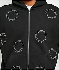 VLONE LVDV Black Zip Hoodie