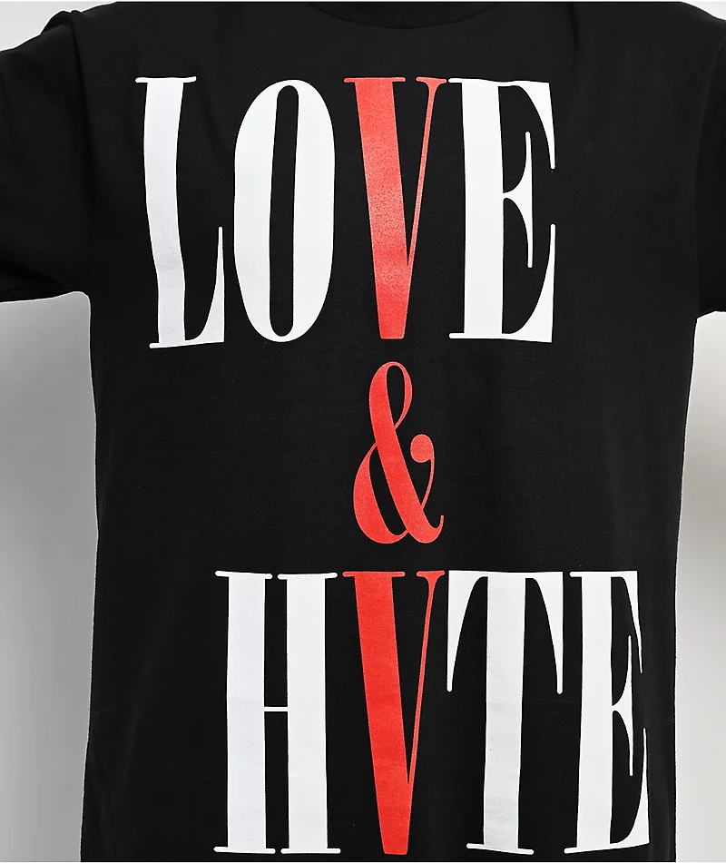 VLONE Love & Hvte Black Long Sleeve T-Shirt