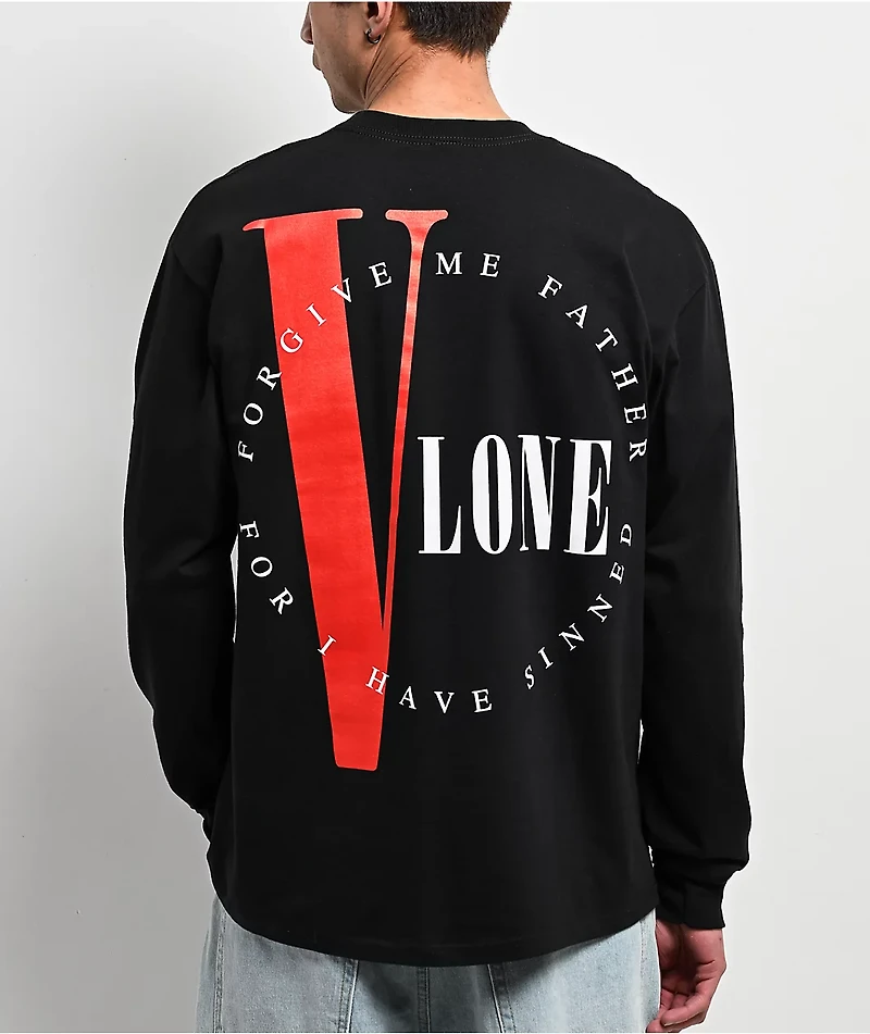 VLONE Love & Hvte Black Long Sleeve T-Shirt