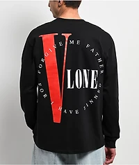 VLONE Love & Hvte Black Long Sleeve T-Shirt