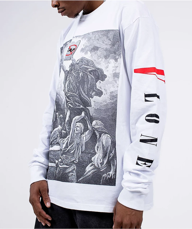 VLONE No Cap White Long Sleeve T-Shirt