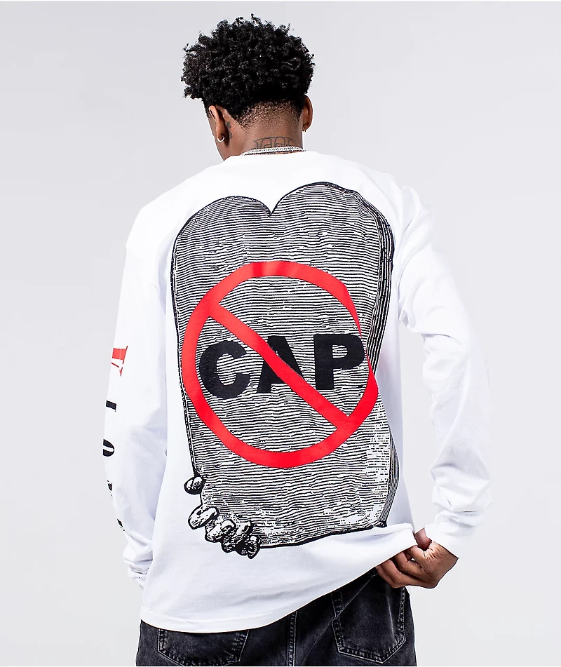 VLONE No Cap White Long Sleeve T-Shirt