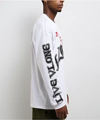 VLONE Omen White Long Sleeve T-Shirt