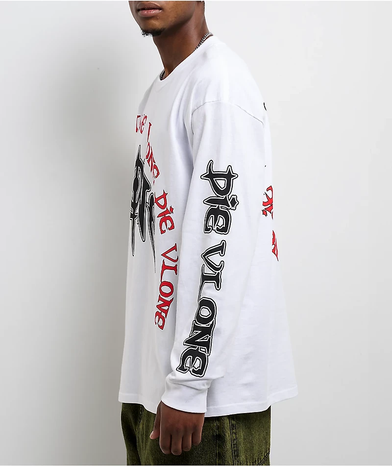 VLONE Omen White Long Sleeve T-Shirt