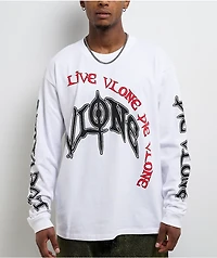 VLONE Omen White Long Sleeve T-Shirt