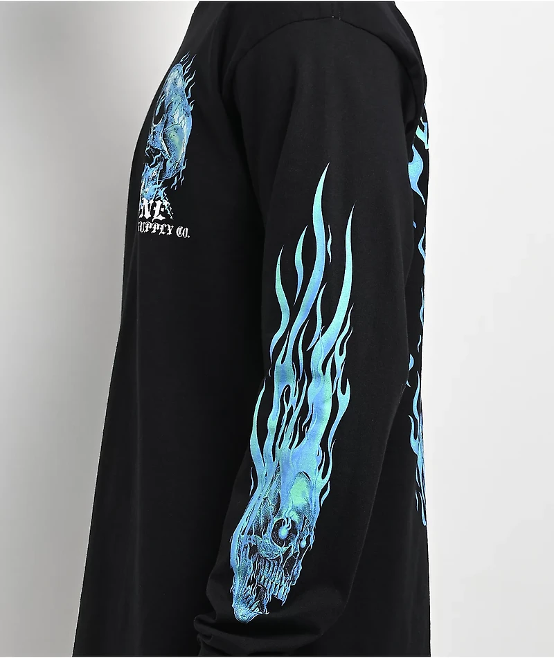 VLONE Screwed Black Long Sleeve T-Shirt