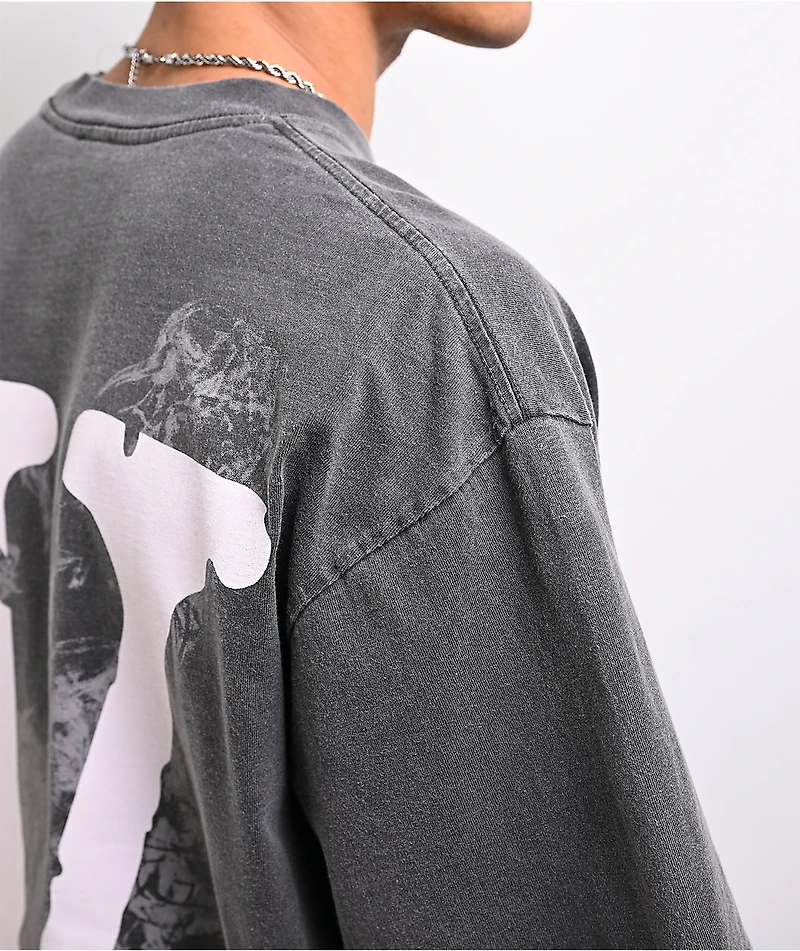 VLONE Smoke Angel Grey Wash T-Shirt