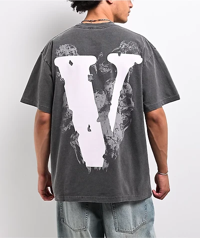 VLONE Smoke Angel Grey Wash T-Shirt