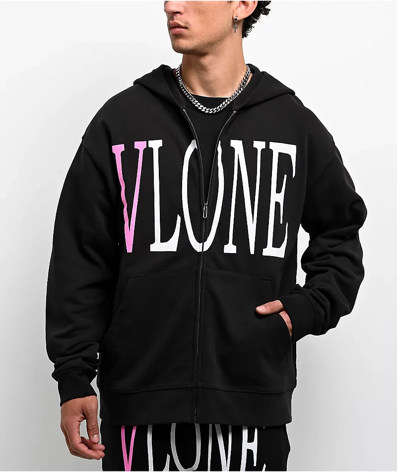 VLONE Staple Black Zip Hoodie