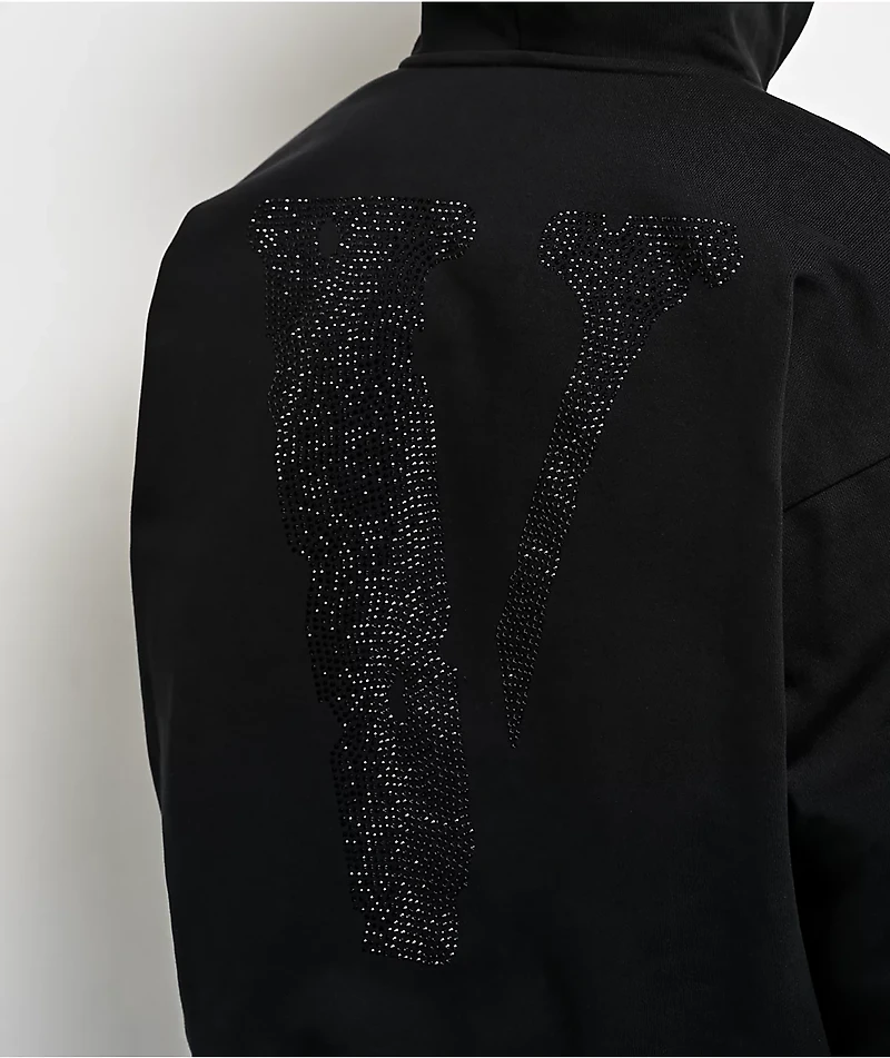 VLONE Staple Murdered Out Black Zip Hoodie