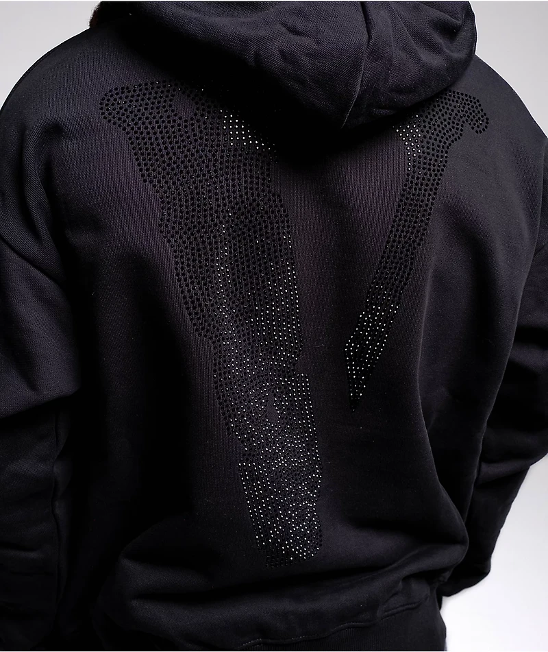 VLONE Staple Murdered Out Black Zip Hoodie