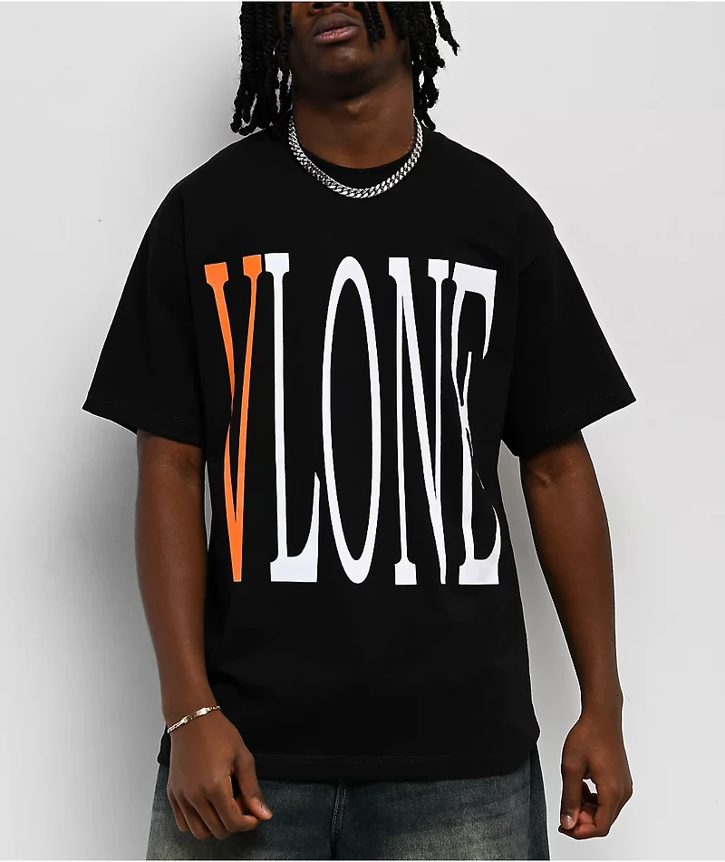 VLONE Staple Orange & Black T-Shirt