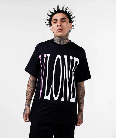 VLONE Staple Pink & Black T-Shirt