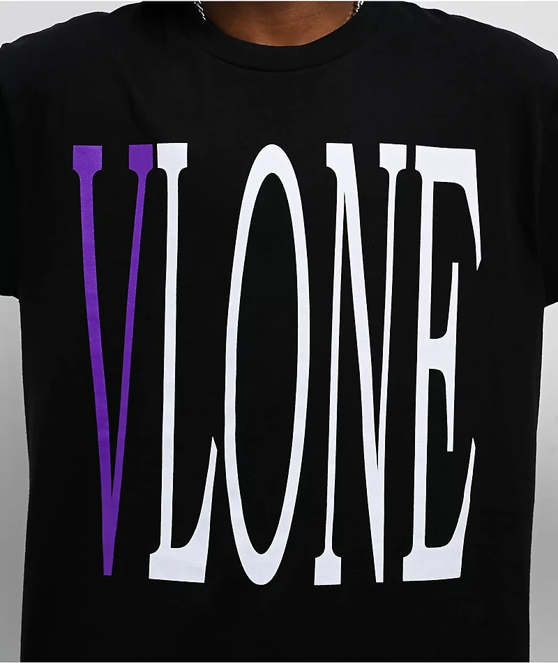 VLONE Staple Purple & Black Long Sleeve T-Shirt