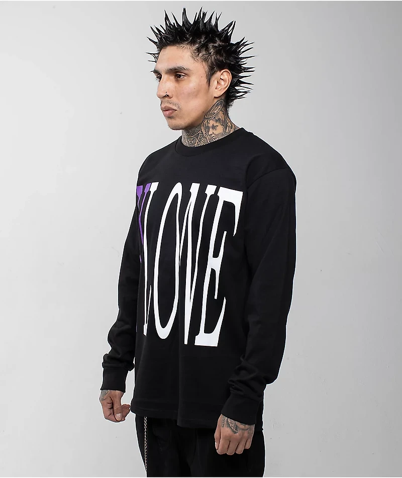 VLONE Staple Purple & Black Long Sleeve T-Shirt