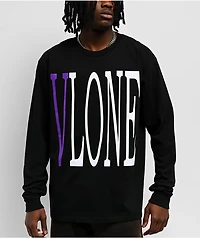 VLONE Staple Purple & Black Long Sleeve T-Shirt