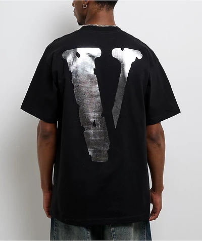 VLONE Staple Silver Foil & Black T-Shirt