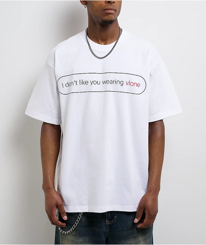 VLONE Text Message White T-Shirt
