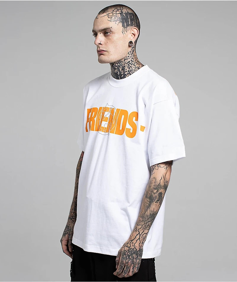 VLONE x LOSTHILLS Friends White T-Shirt